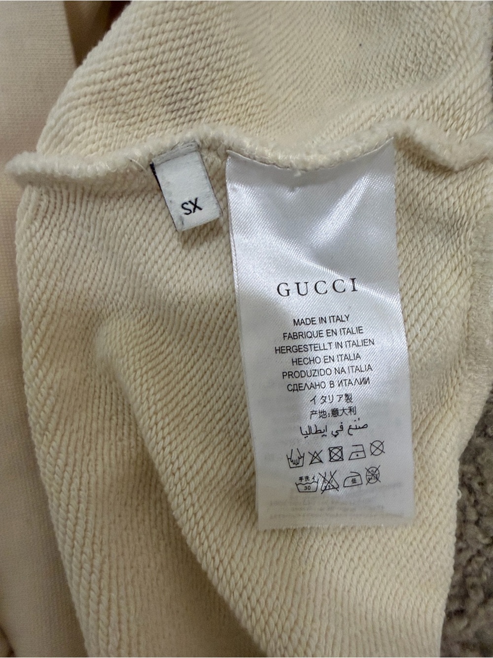 Gucci Cream Knit Crewneck Sweater